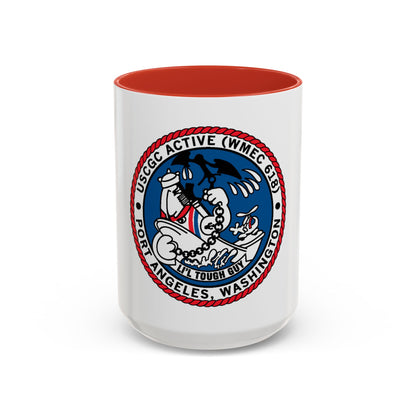 USCGC Active WMEC 618 Port Angeles WA (U.S. Coast Guard) Accent Coffee Mug