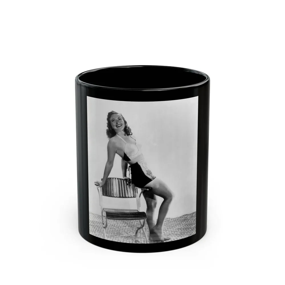 Coleen Gray #19 (Vintage Female Icon) Black Coffee Mug-11oz-Go Mug Yourself