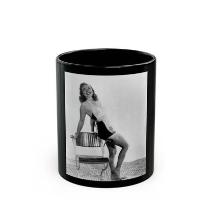 Coleen Gray #19 (Vintage Female Icon) Black Coffee Mug-11oz-Go Mug Yourself