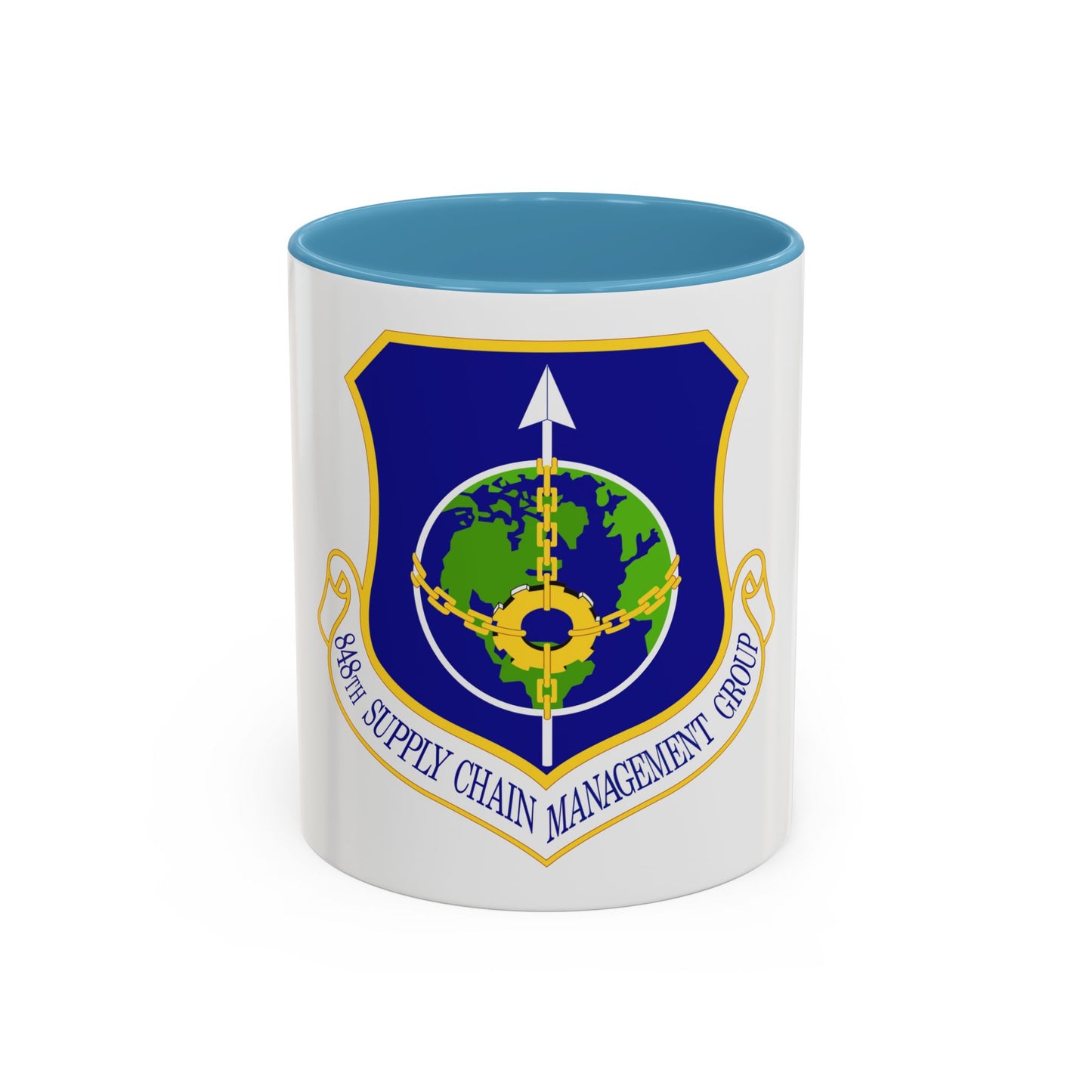 848 Supply Chain Management Group AFMC (U.S. Air Force) Accent Coffee Mug