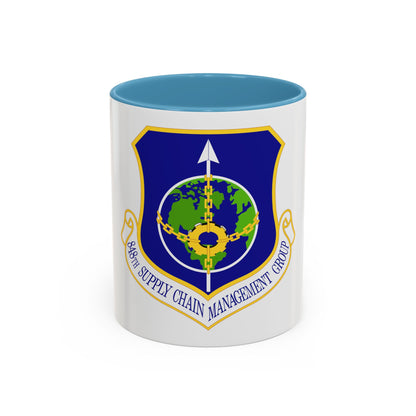 848 Supply Chain Management Group AFMC (U.S. Air Force) Accent Coffee Mug