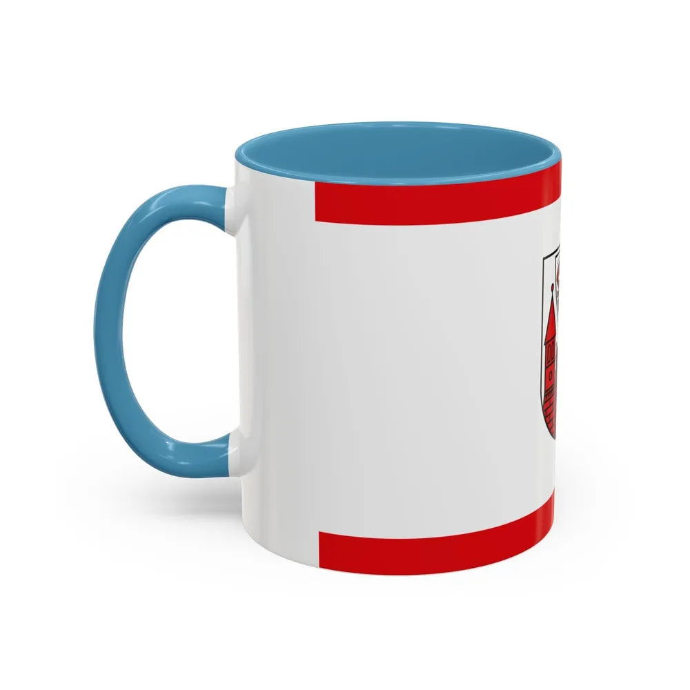 Flag of Cottbus Germany - Accent Coffee Mug-Go Mug Yourself