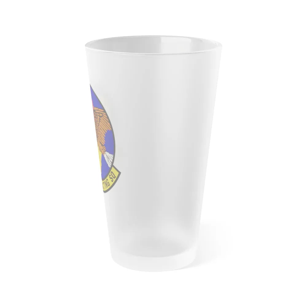 325th Contracting Squadron (U.S. Air Force) Frosted Pint Glass 16oz-Go Mug Yourself