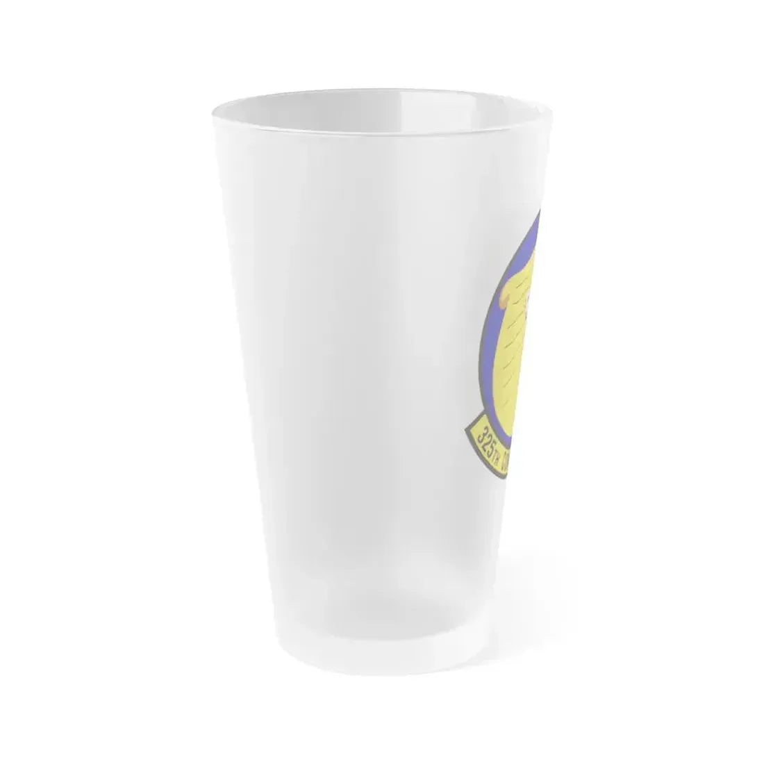 325th Contracting Squadron (U.S. Air Force) Frosted Pint Glass 16oz - Go Mug Yourself