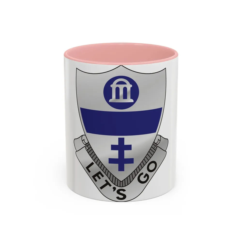 325th Infantry Regiment (U.S. Army) Accent Coffee Mug-11oz-Pink-Go Mug Yourself