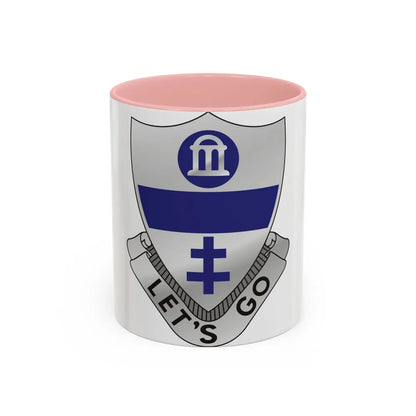 325th Infantry Regiment (U.S. Army) Accent Coffee Mug-11oz-Pink-Go Mug Yourself