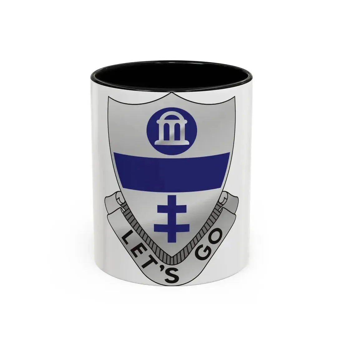 325th Infantry Regiment (U.S. Army) Accent Coffee Mug 11oz Black - Go Mug Yourself