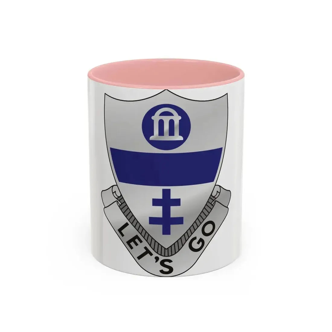 325th Infantry Regiment (U.S. Army) Accent Coffee Mug 11oz Pink - Go Mug Yourself