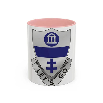 325th Infantry Regiment (U.S. Army) Accent Coffee Mug 11oz Pink - Go Mug Yourself