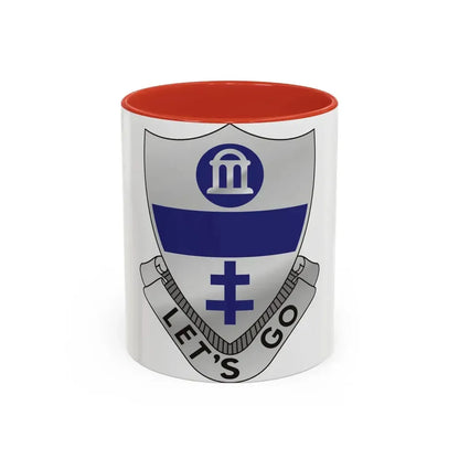 325th Infantry Regiment (U.S. Army) Accent Coffee Mug 11oz Red - Go Mug Yourself