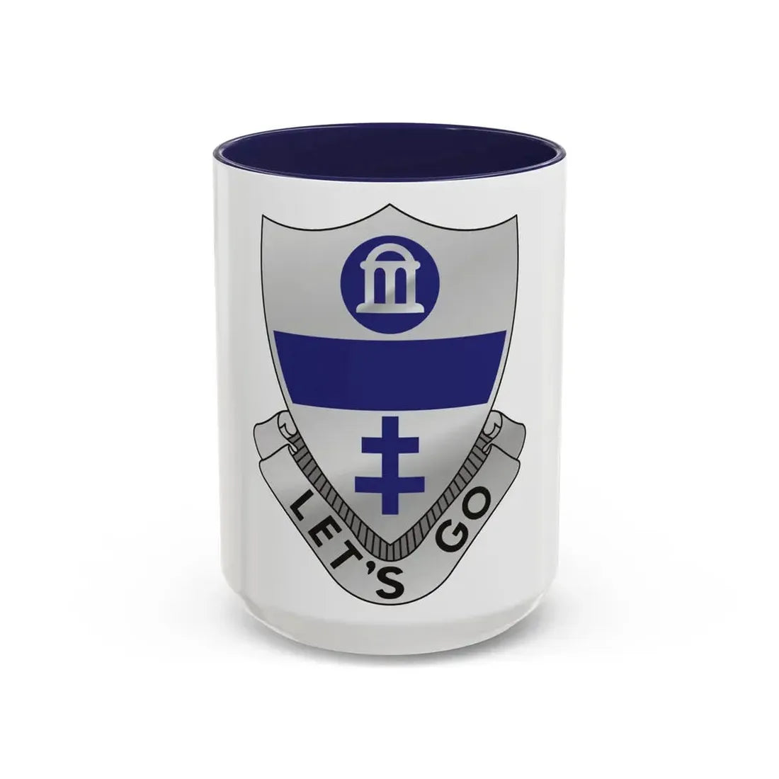 325th Infantry Regiment (U.S. Army) Accent Coffee Mug 15oz Navy - Go Mug Yourself