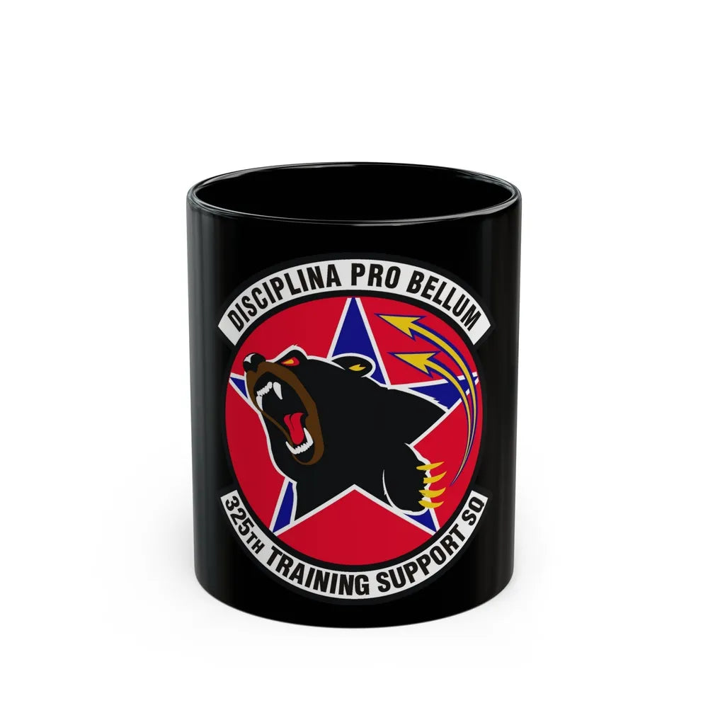 325th Training Support Squadron (U.S. Air Force) Black Coffee Mug-11oz-Go Mug Yourself