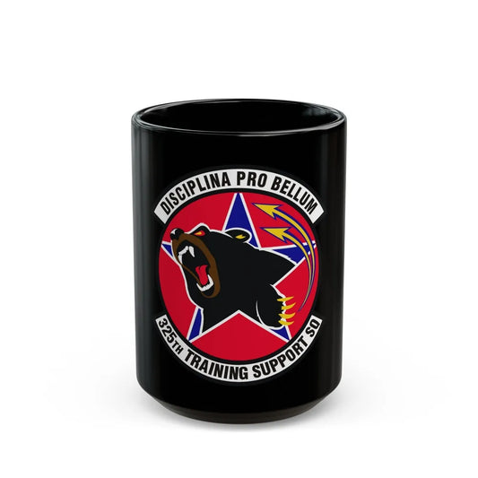 325th Training Support Squadron (U.S. Air Force) Black Coffee Mug-15oz-Go Mug Yourself