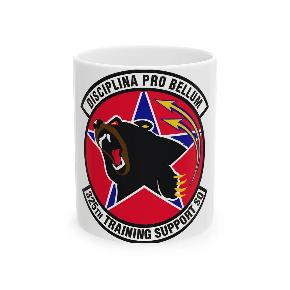 325th Training Support Squadron (U.S. Air Force) White Coffee Mug-11oz-Go Mug Yourself