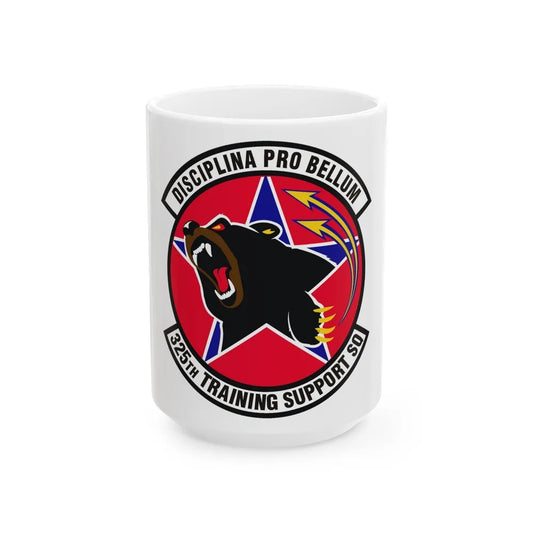 325th Training Support Squadron (U.S. Air Force) White Coffee Mug-15oz-Go Mug Yourself