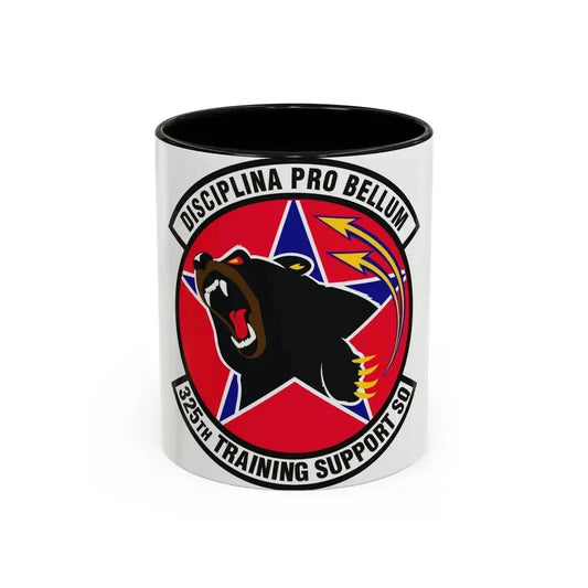 325th Training Support Squadron (U.S. Air Force) Accent Coffee Mug 11oz Black - Go Mug Yourself