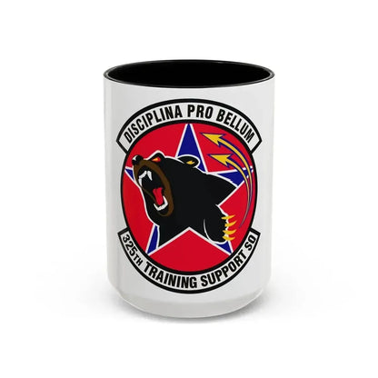 325th Training Support Squadron (U.S. Air Force) Accent Coffee Mug 15oz Black - Go Mug Yourself