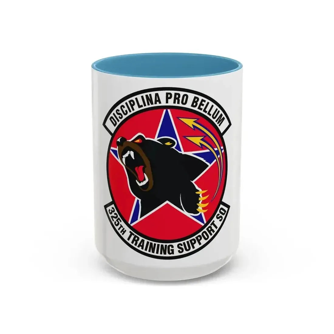 325th Training Support Squadron (U.S. Air Force) Accent Coffee Mug 15oz Light Blue - Go Mug Yourself