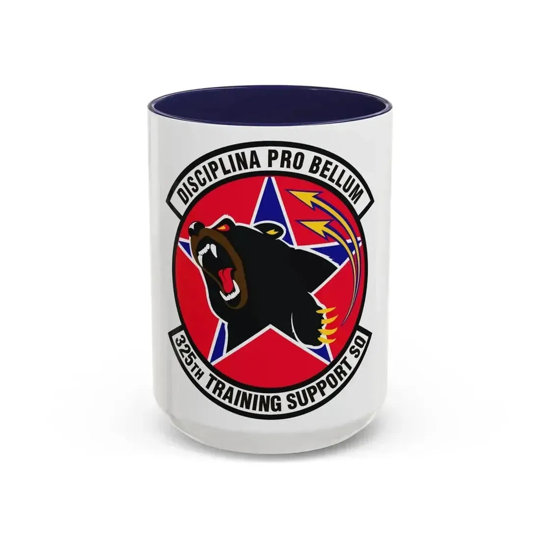 325th Training Support Squadron (U.S. Air Force) Accent Coffee Mug 15oz Navy - Go Mug Yourself
