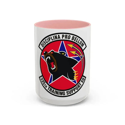 325th Training Support Squadron (U.S. Air Force) Accent Coffee Mug 15oz Pink - Go Mug Yourself