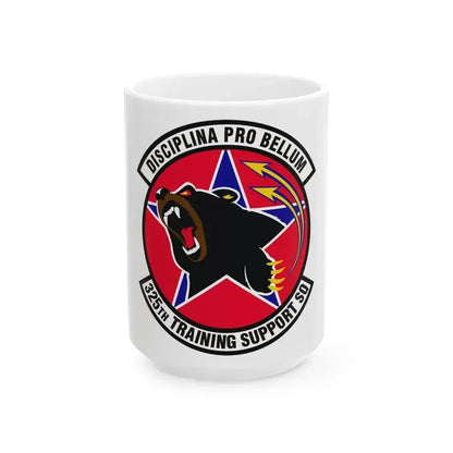 325th Training Support Squadron (U.S. Air Force) White Coffee Mug 15oz - Go Mug Yourself