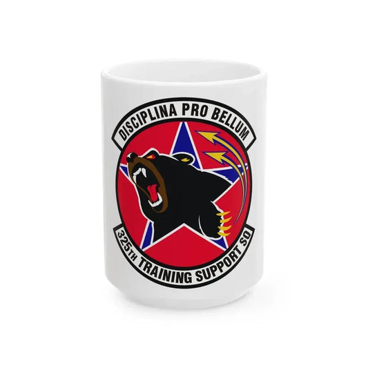325th Training Support Squadron (U.S. Air Force) White Coffee Mug 15oz - Go Mug Yourself