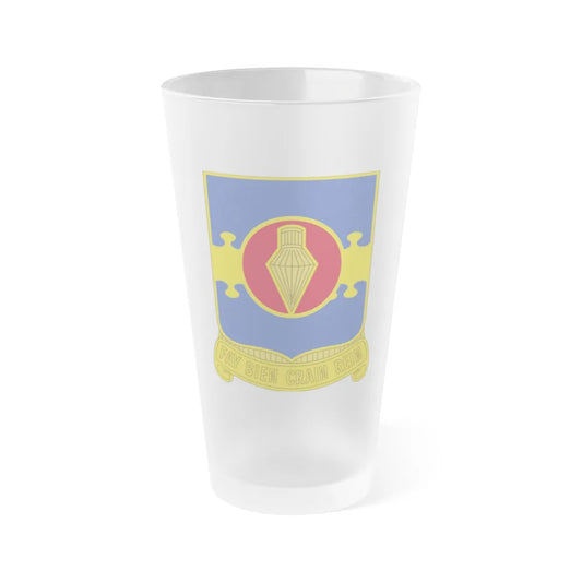 326 Airborne Engineer Battalion (U.S. Army) Frosted Pint Glass 16oz-Go Mug Yourself