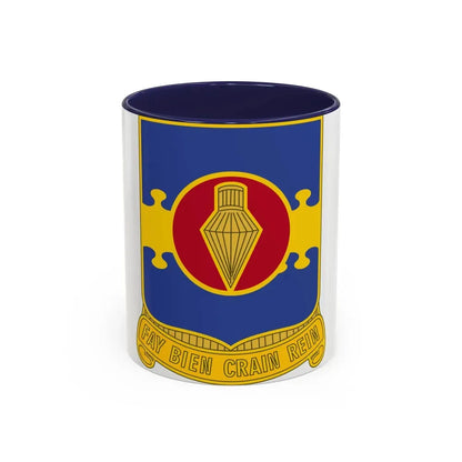 326 Airborne Engineer Battalion (U.S. Army) Accent Coffee Mug 11oz Navy - Go Mug Yourself