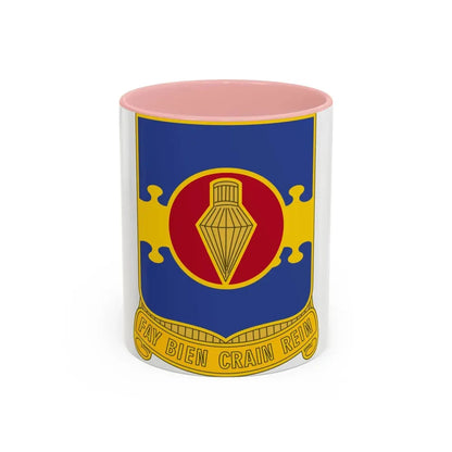 326 Airborne Engineer Battalion (U.S. Army) Accent Coffee Mug 11oz Pink - Go Mug Yourself
