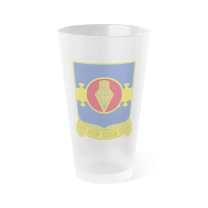 326 Airborne Engineer Battalion (U.S. Army) Frosted Pint Glass 16oz Default Title - Go Mug Yourself