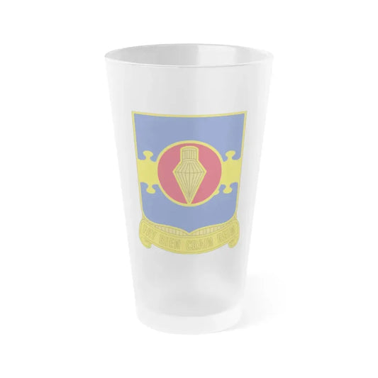 326 Airborne Engineer Battalion (U.S. Army) Frosted Pint Glass 16oz Default Title - Go Mug Yourself