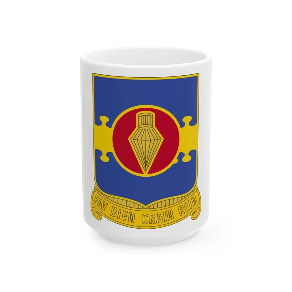 326 Airborne Engineer Battalion (U.S. Army) White Coffee Mug 15oz - Go Mug Yourself