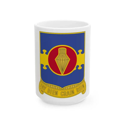326 Airborne Engineer Battalion (U.S. Army) White Coffee Mug 15oz - Go Mug Yourself