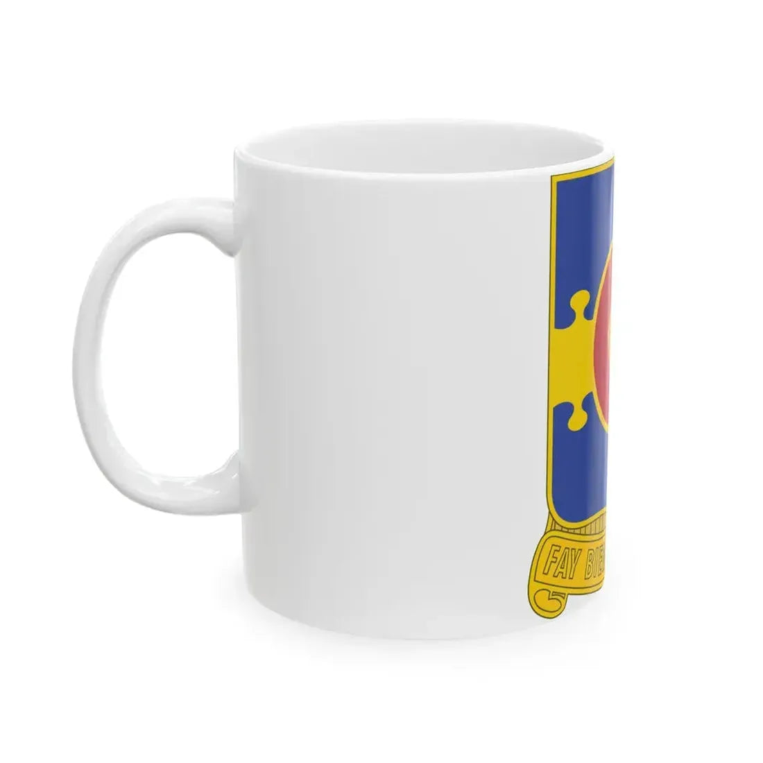 326 Airborne Engineer Battalion (U.S. Army) White Coffee Mug - Go Mug Yourself