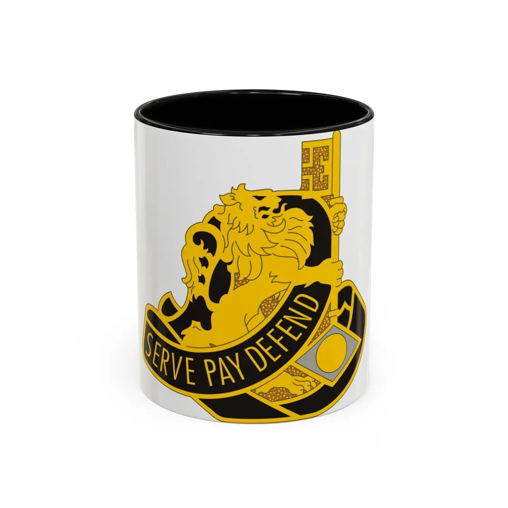 326 Finance Group (U.S. Army) Accent Coffee Mug-11oz-Black-Go Mug Yourself