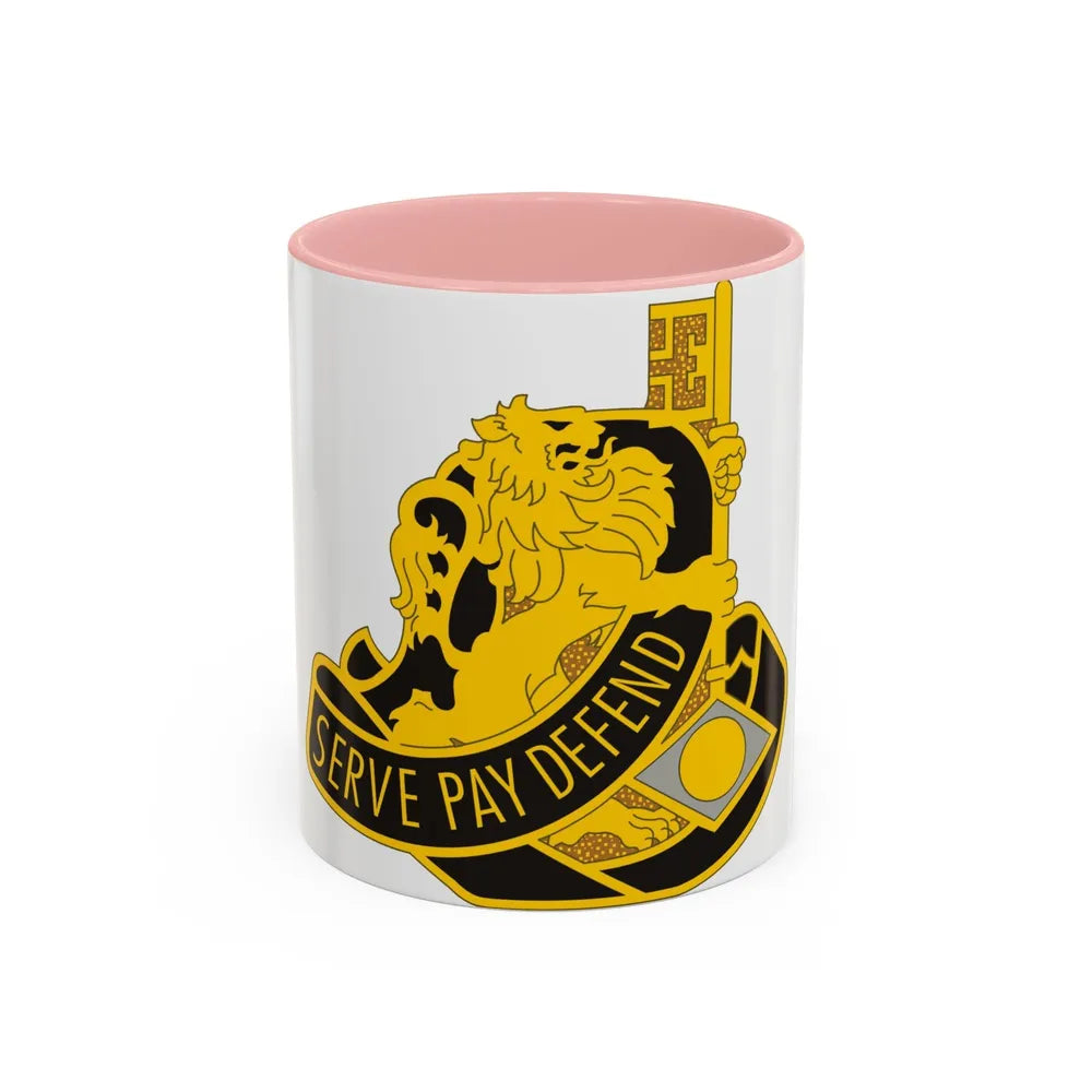 326 Finance Group (U.S. Army) Accent Coffee Mug-11oz-Pink-Go Mug Yourself