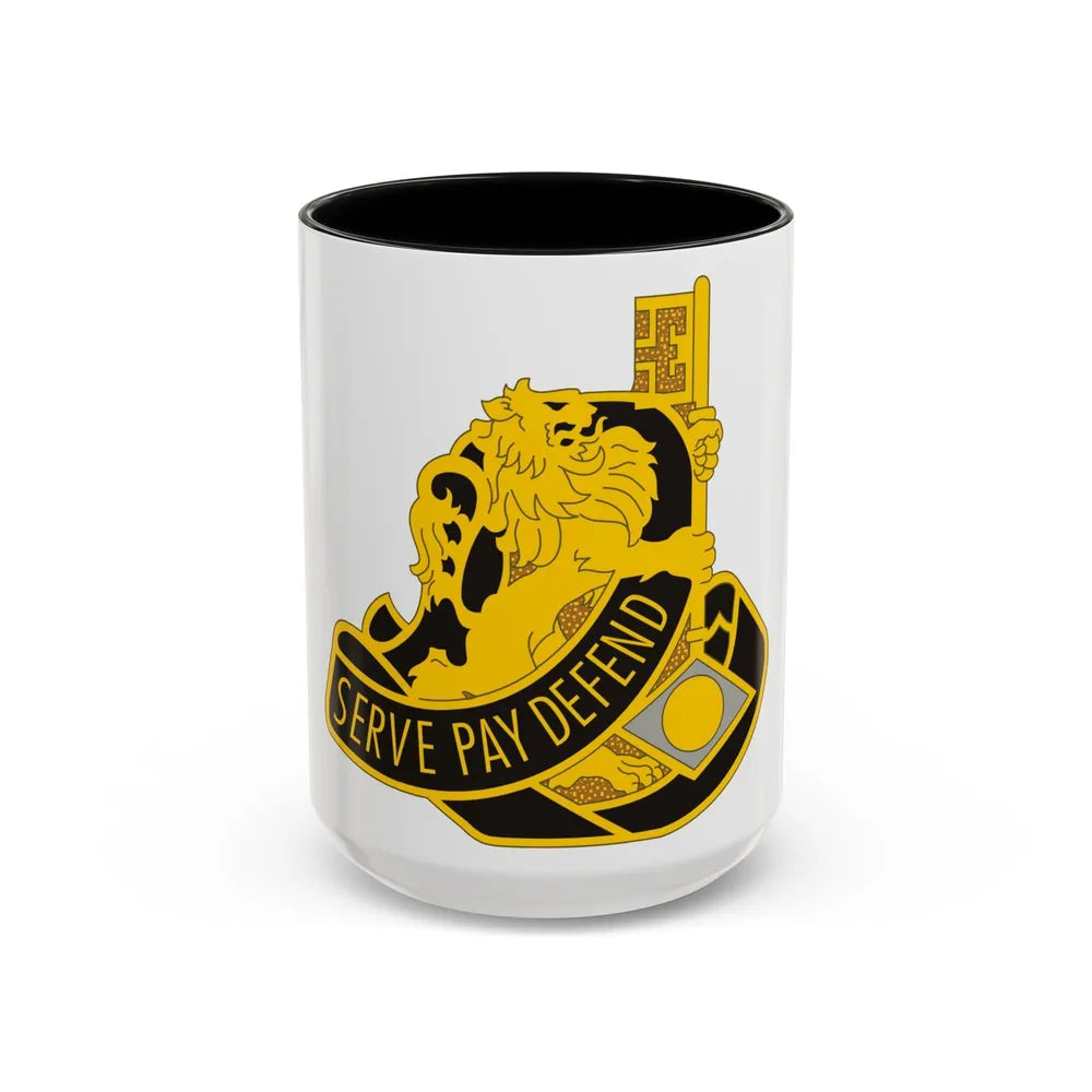 326 Finance Group (U.S. Army) Accent Coffee Mug-15oz-Black-Go Mug Yourself