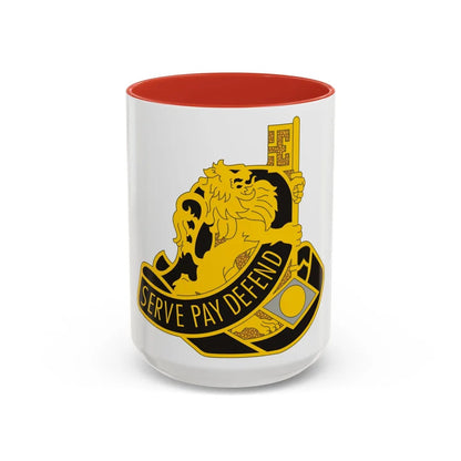 326 Finance Group (U.S. Army) Accent Coffee Mug-15oz-Red-Go Mug Yourself