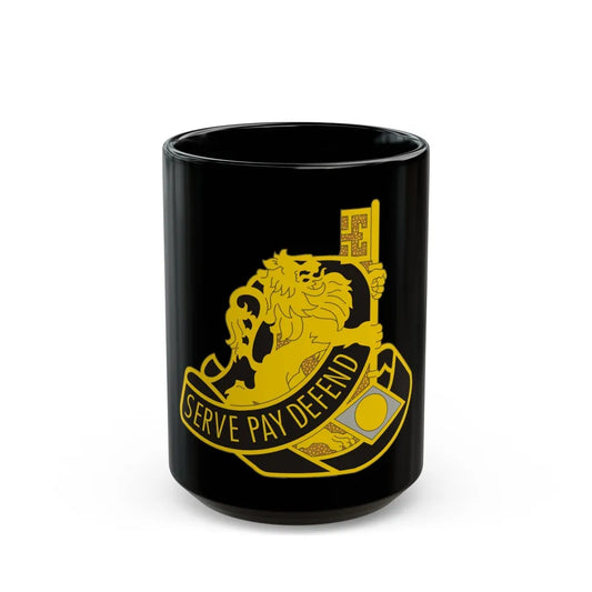 326 Finance Group (U.S. Army) Black Coffee Mug-15oz-Go Mug Yourself