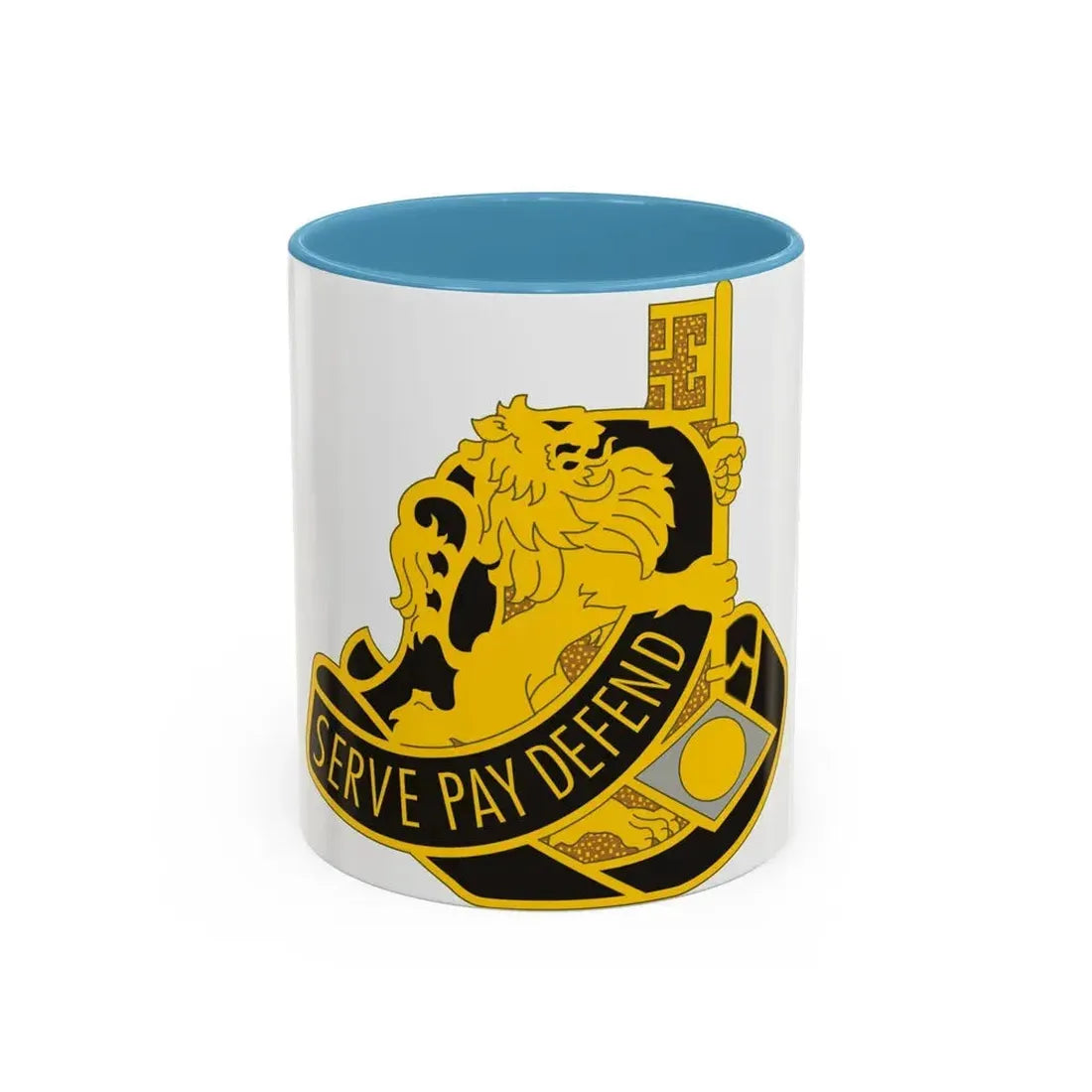 326 Finance Group (U.S. Army) Accent Coffee Mug 11oz Light Blue - Go Mug Yourself