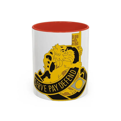 326 Finance Group (U.S. Army) Accent Coffee Mug 11oz Red - Go Mug Yourself