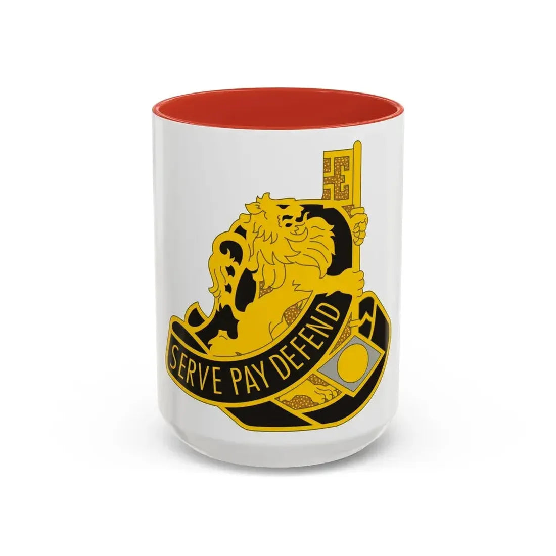 326 Finance Group (U.S. Army) Accent Coffee Mug 15oz Red - Go Mug Yourself