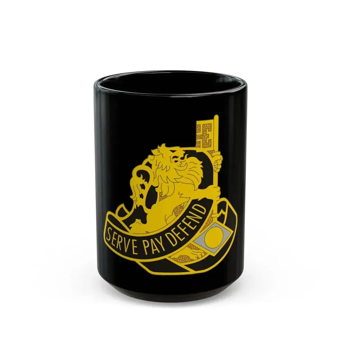 326 Finance Group (U.S. Army) Black Coffee Mug 15oz - Go Mug Yourself