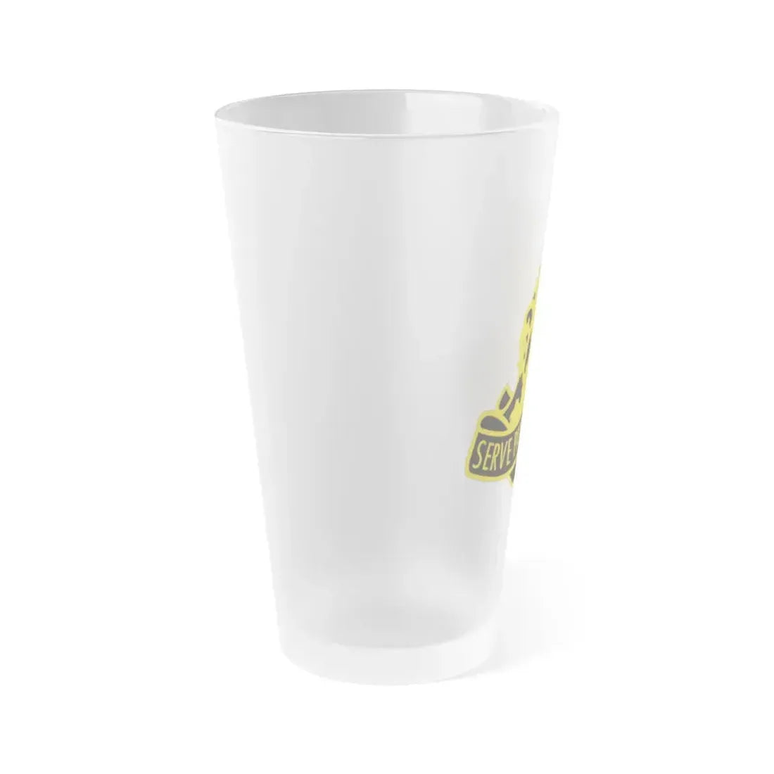 326 Finance Group (U.S. Army) Frosted Pint Glass 16oz - Go Mug Yourself