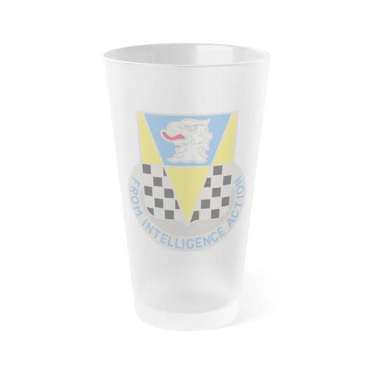 326 Military Intelligence Battalion (U.S. Army) Frosted Pint Glass 16oz-Go Mug Yourself