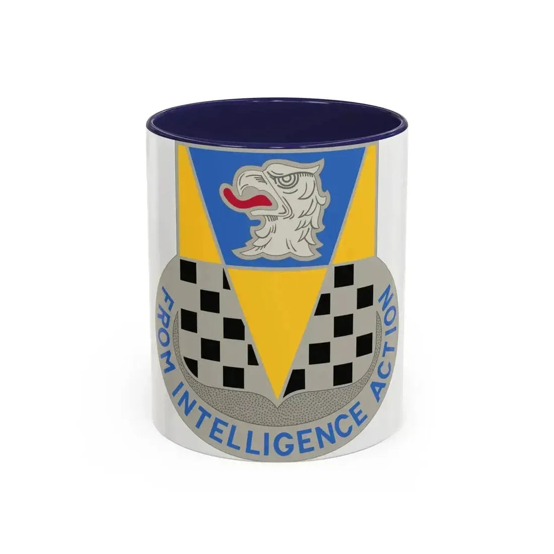326 Military Intelligence Battalion (U.S. Army) Accent Coffee Mug 11oz Navy - Go Mug Yourself