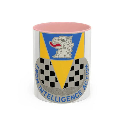 326 Military Intelligence Battalion (U.S. Army) Accent Coffee Mug 11oz Pink - Go Mug Yourself
