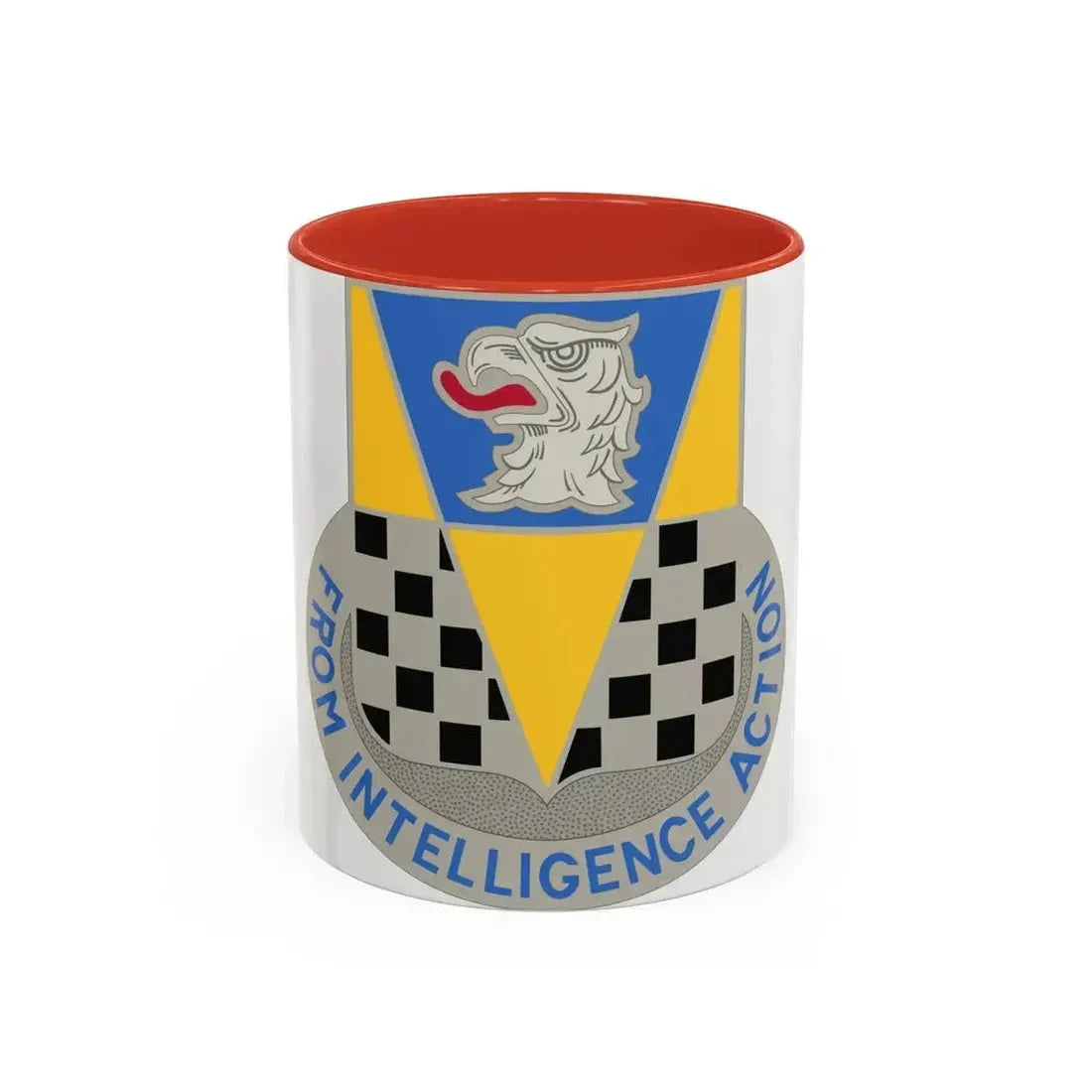 326 Military Intelligence Battalion (U.S. Army) Accent Coffee Mug 11oz Red - Go Mug Yourself
