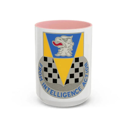 326 Military Intelligence Battalion (U.S. Army) Accent Coffee Mug 15oz Pink - Go Mug Yourself