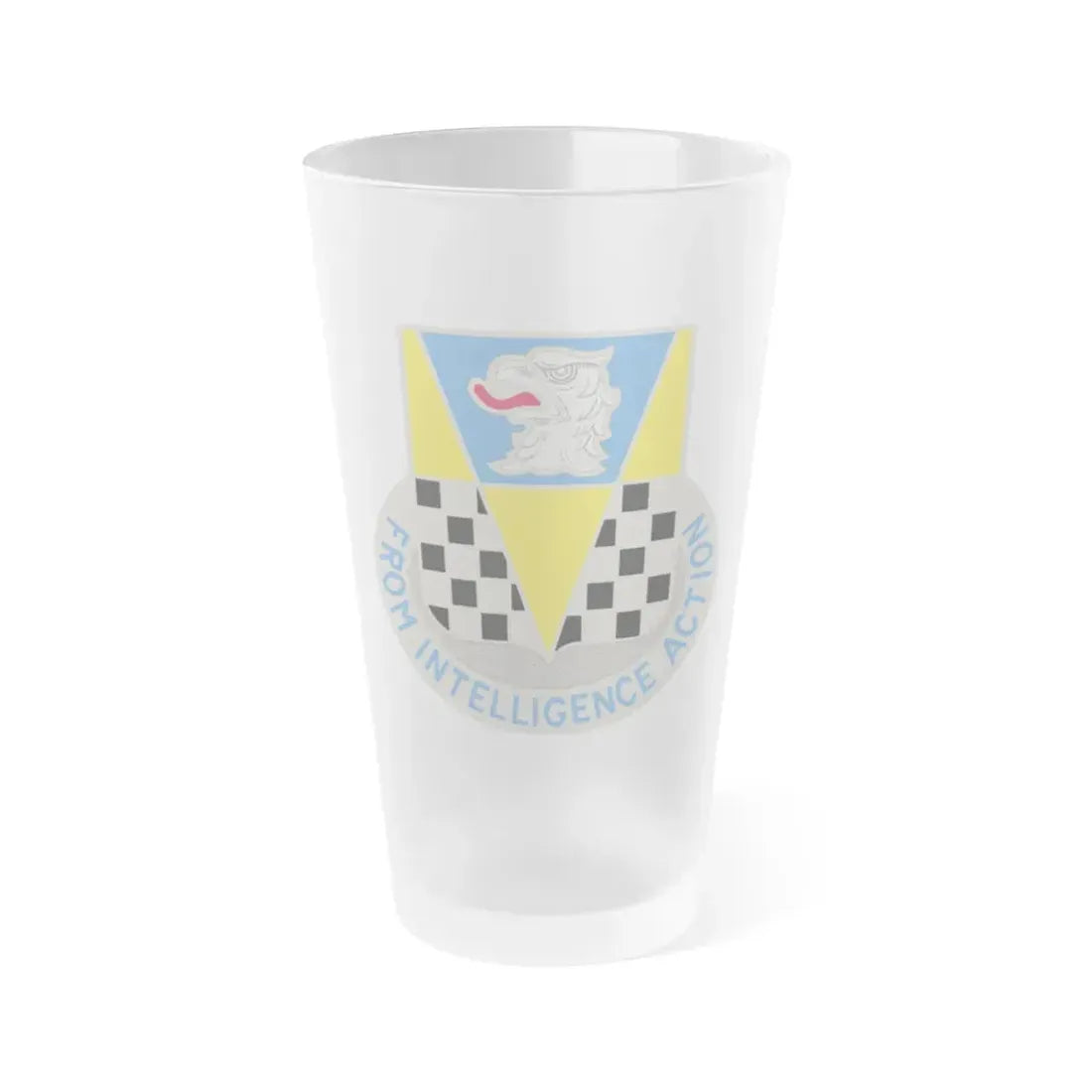326 Military Intelligence Battalion (U.S. Army) Frosted Pint Glass 16oz Default Title - Go Mug Yourself